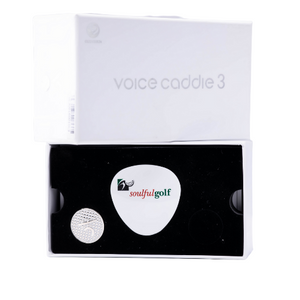 Product description: Soulful Golf Voice Caddie VC300 SE White Voice Golf GPS is a great tool for golfers of all levels. It offers the ability to accurately measure distance from any point on the course, in a compact design that can clip on to your belt or hat. With its compact design and light weight you can take it anywhere!